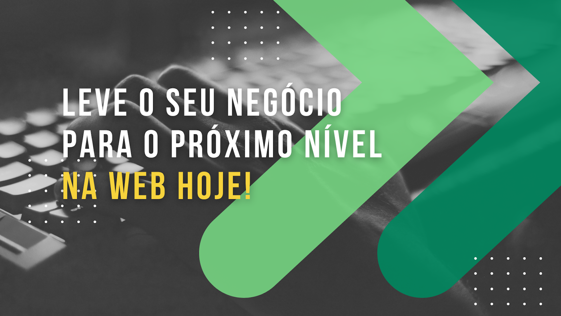 Imagem com frase de marketing do negócio